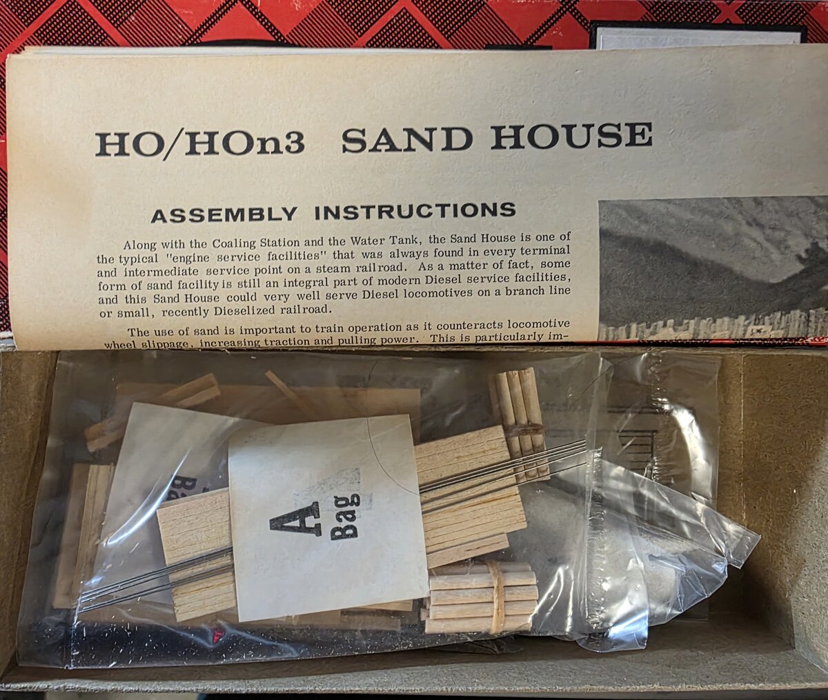Campbell Scale Models 358 HO/HOn3 Scale Sand House Building Kit