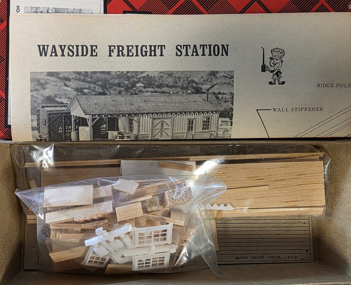 Campbell Scale Models 361 HO Wayside Freight Station Building Kit EX/Box