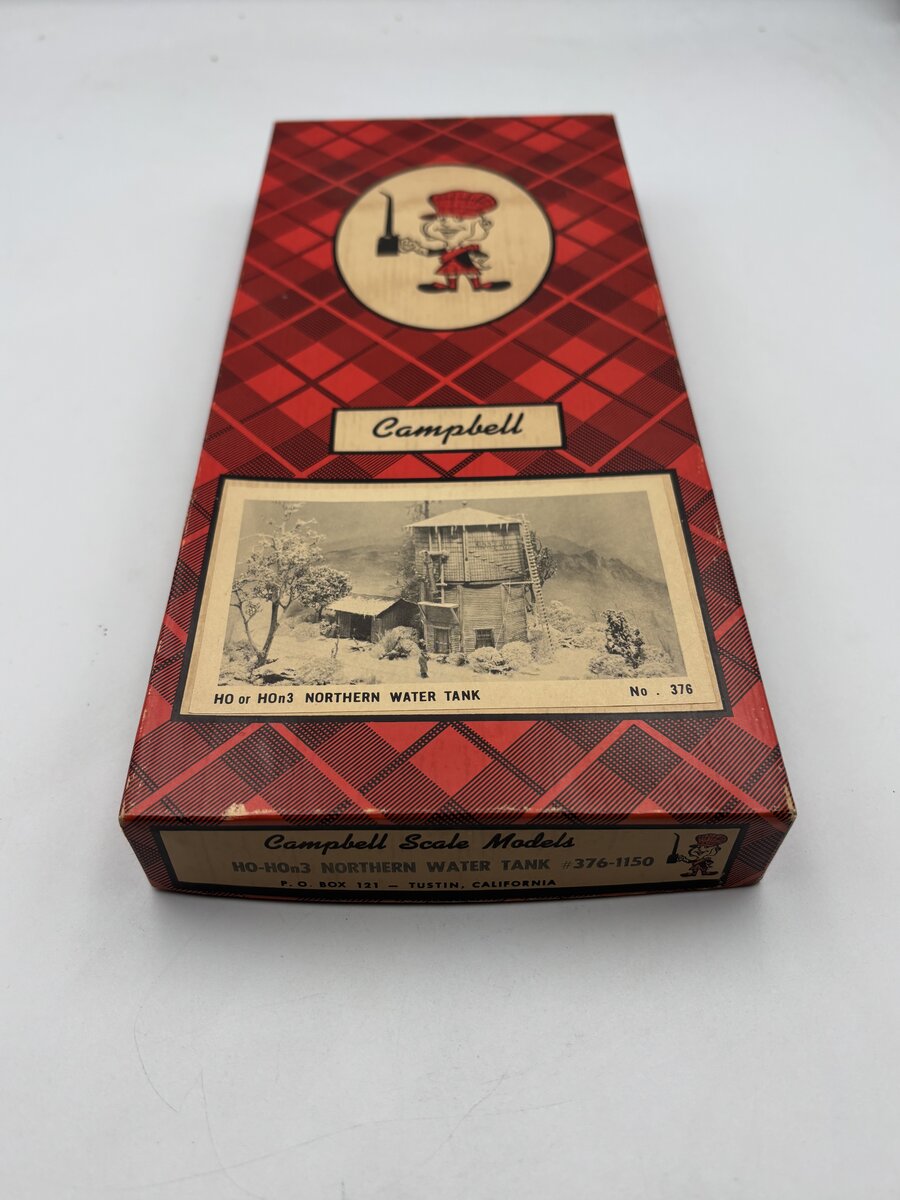 Campbell Scale Models 376 HO Northern Water Tank Building Kit