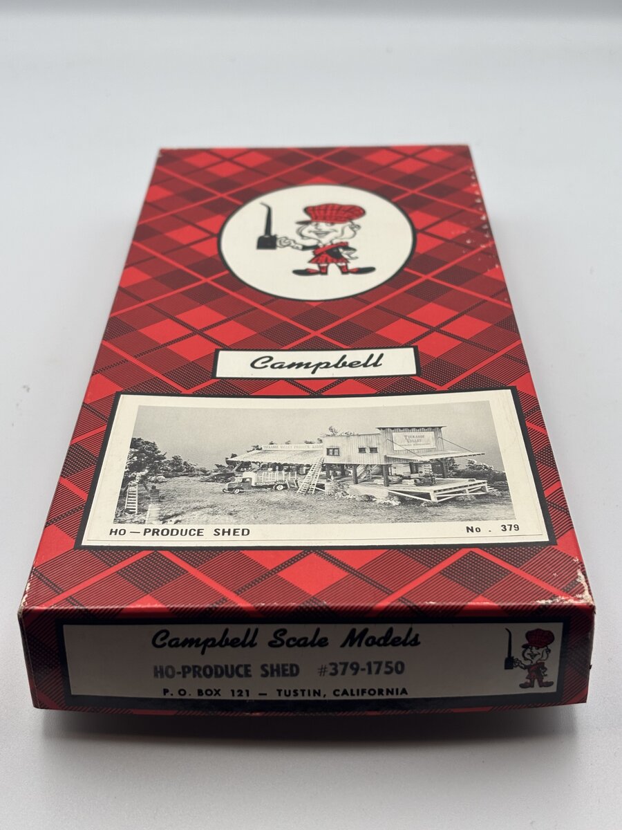 Campbell Scale Models 379 HO Produce Shed Building Kit