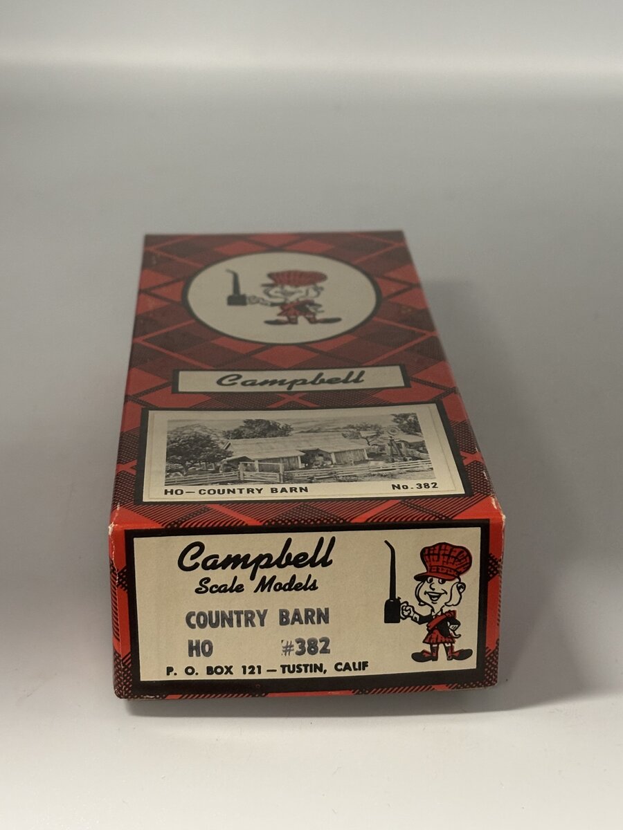 Campbell Scale Models 382-1150 HO Scale Country Barn Building Kit