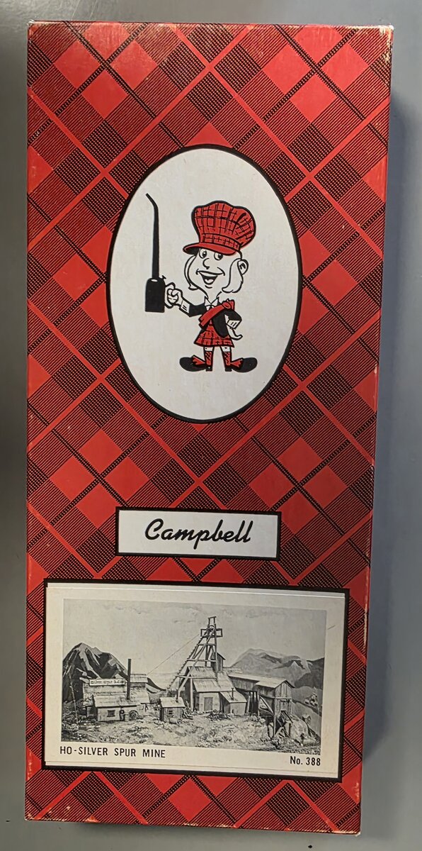 Campbell Scale Models 388 HO Scale Silver Spur Mine Craftsman Kit