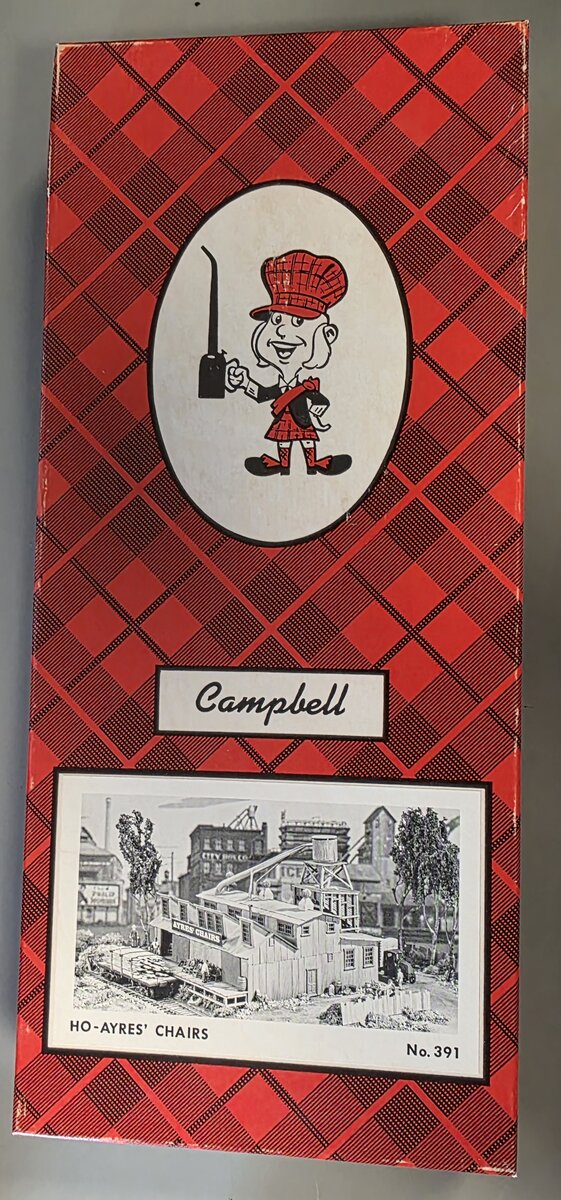 Campbell Scale Models 391 HO Ayres Chair Building Kit