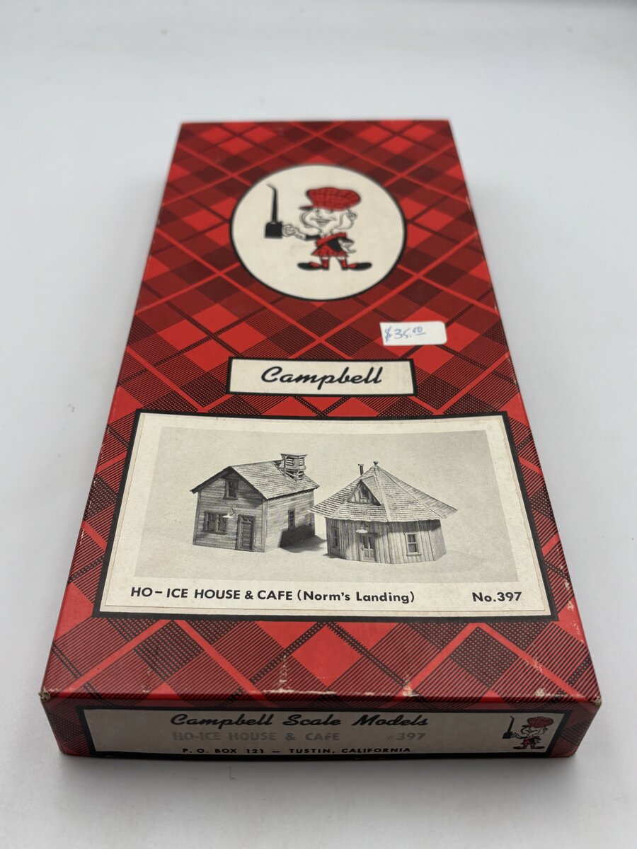 Campbell Scale Models 397 HO Ice House & Cafe Norm's Landing Building Kit