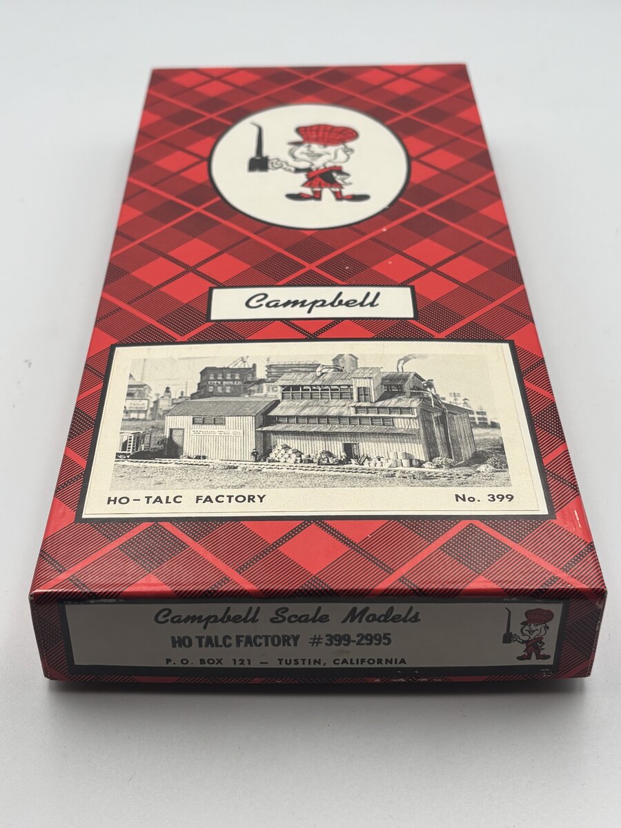 Campbell Scale Models 399 HO Talc Plant Building Kit