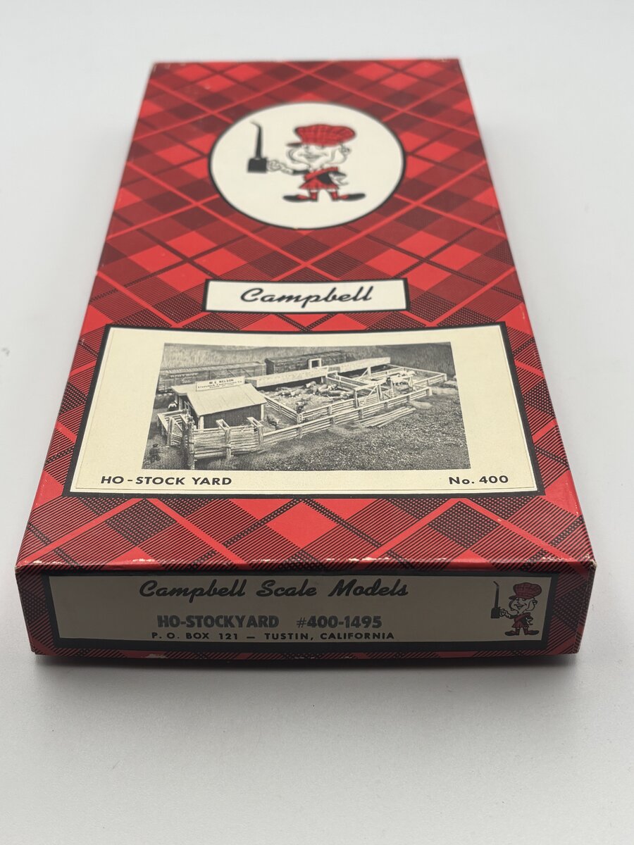 Campbell Scale Models 400 HO M E Nelson Livestock Company Building Kit