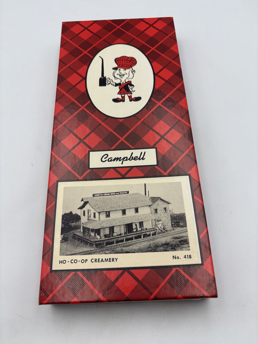 Campbell Scale Models 418 HO Farm Co-op Creamery Building Craftsman Kit