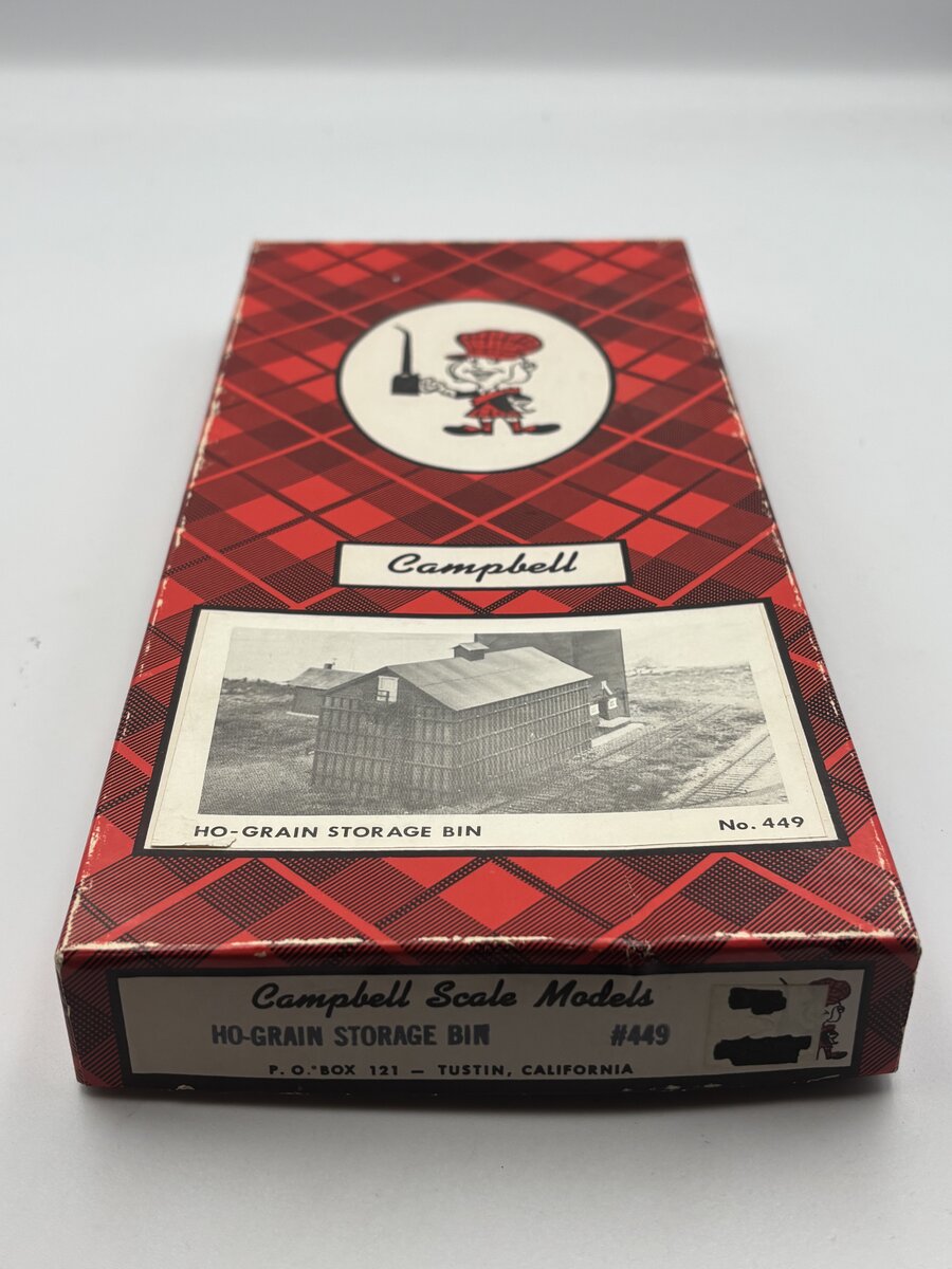 Campbell Scale Models 449 HO Scale Grain Storage Bin Building Kit