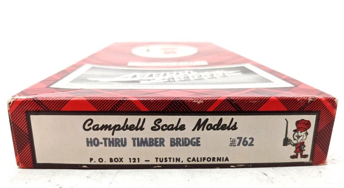Campbell Scale Models 762 HO Scale 70'''' Thru Timber Bridge Craftsman Kit