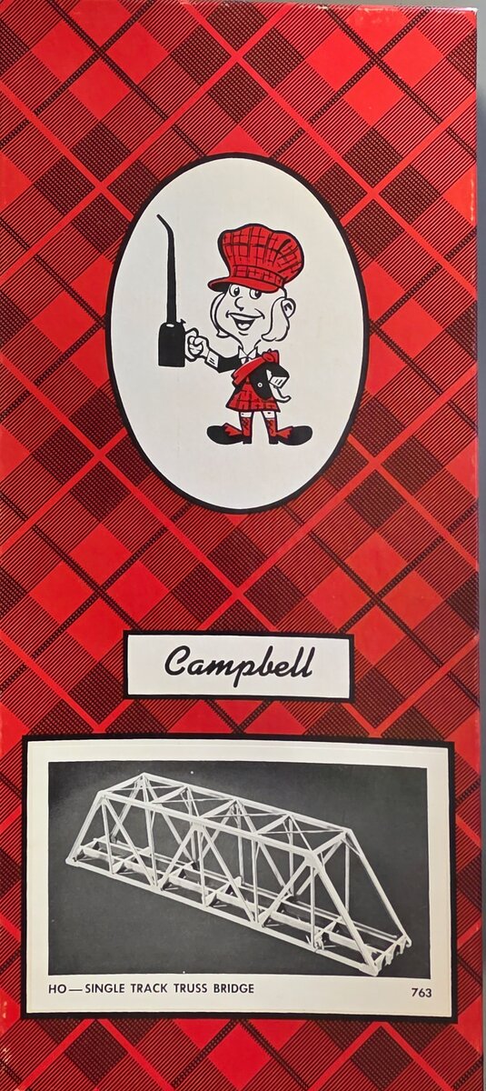 Campbell Scale Models 763 HO Scale 125' Single-Track Truss Bridge Kit