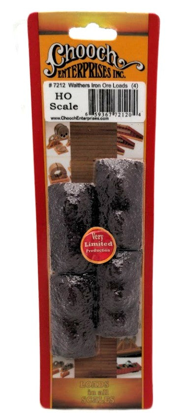 Chooch Enterprises 7212 HO Scale Iron Ore Load (Set of 4)