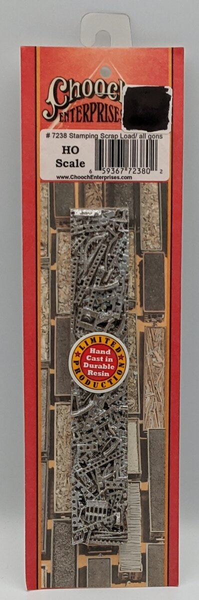 Chooch Enterprises 7238 HO Stamping Scrap Load up to 52'''' Resin