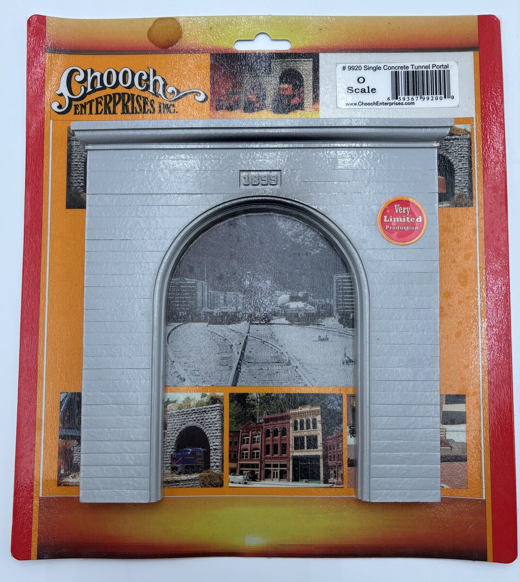 Chooch Enterprises 9920 O Single-Track Concrete Tunnel Portal
