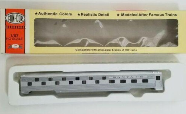 Con-Cor 0001-000752 HO Santa Fe 85'  Corrugated Side Budd Slumber Coach Car