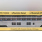 Con-Cor 0001-0842 HO 85' Streamlined Superliner Amtrak Phase III Lounge-Cafe