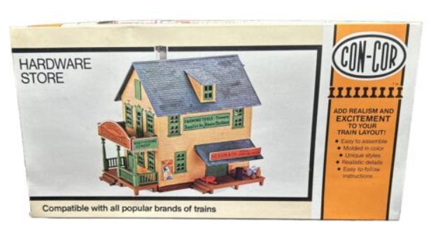Con-Cor 9053 HO Scale Hardware Store Building Kit