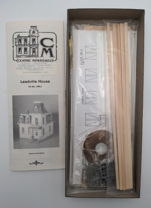 Classic Miniatures 38104 HO Scale Leadville House Building Kit
