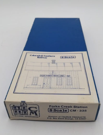 Classic Miniatures CM-335 S Scale Forks Creek Station Building Kit