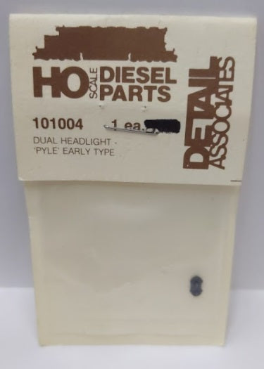 Detail Associates 101004 HO Pyle Early Type Dual Headlight