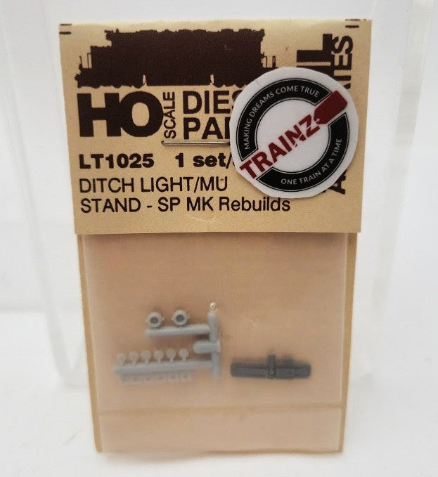 Detail Associates 1025 HO Scale High Type Ditch Light W/MU Stand SP MK Rebuils