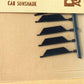 Detail Associates SS1301 HO Scale Cab Sunshade (Pack of 6)