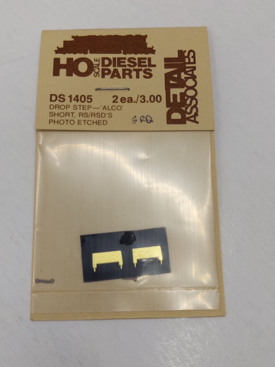 Detail Associates DS1405 HO Scale Drop Step - 'ALCO' Short, RS/RSD'S