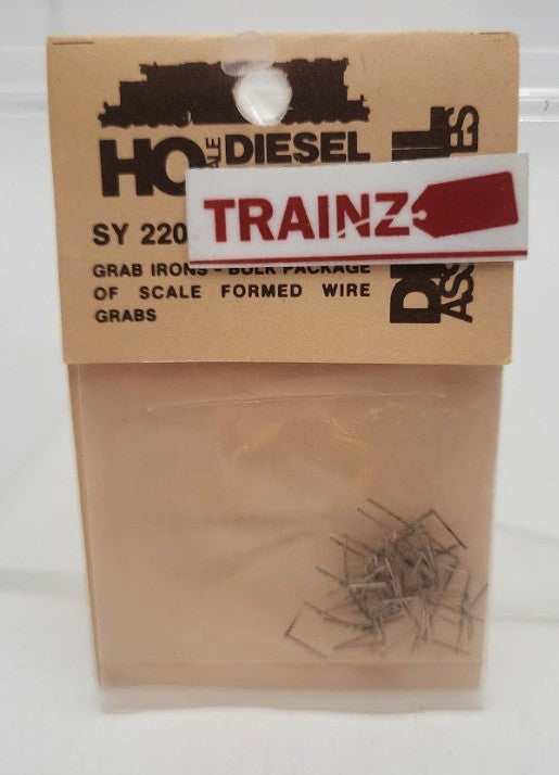 Detail Associates SY2202 HO Scale Grab Irons 17" Drop Bulk Package (Pack of 24)