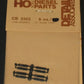 Detail Associates 2302 HO Scale 24" Plain Type Cab Armrests (Pack of 8)