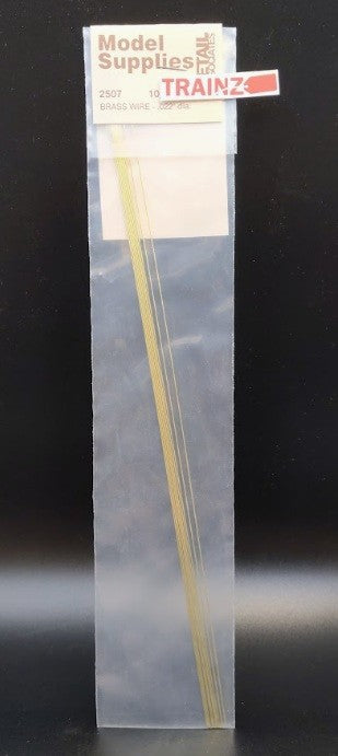 Detail Associates 2507 HO Scale Brass Wire Iron Pipe .022
