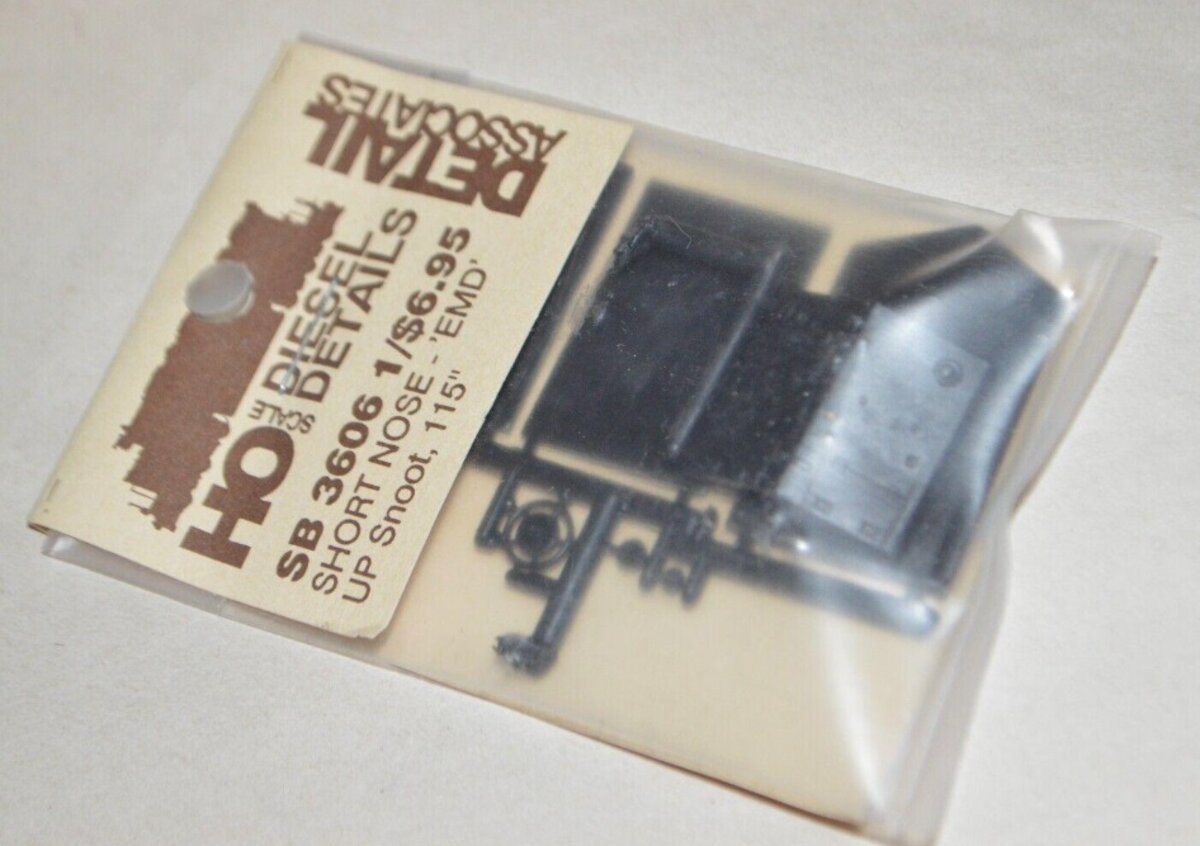 Detail Associates 3606 HO Union Pacific 115" "Snoot" Short Nose Conversion