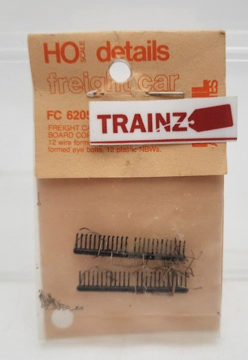 Detail Associates 6205 HO Scale Running Board Corner Grab Irons (Pack of 12)