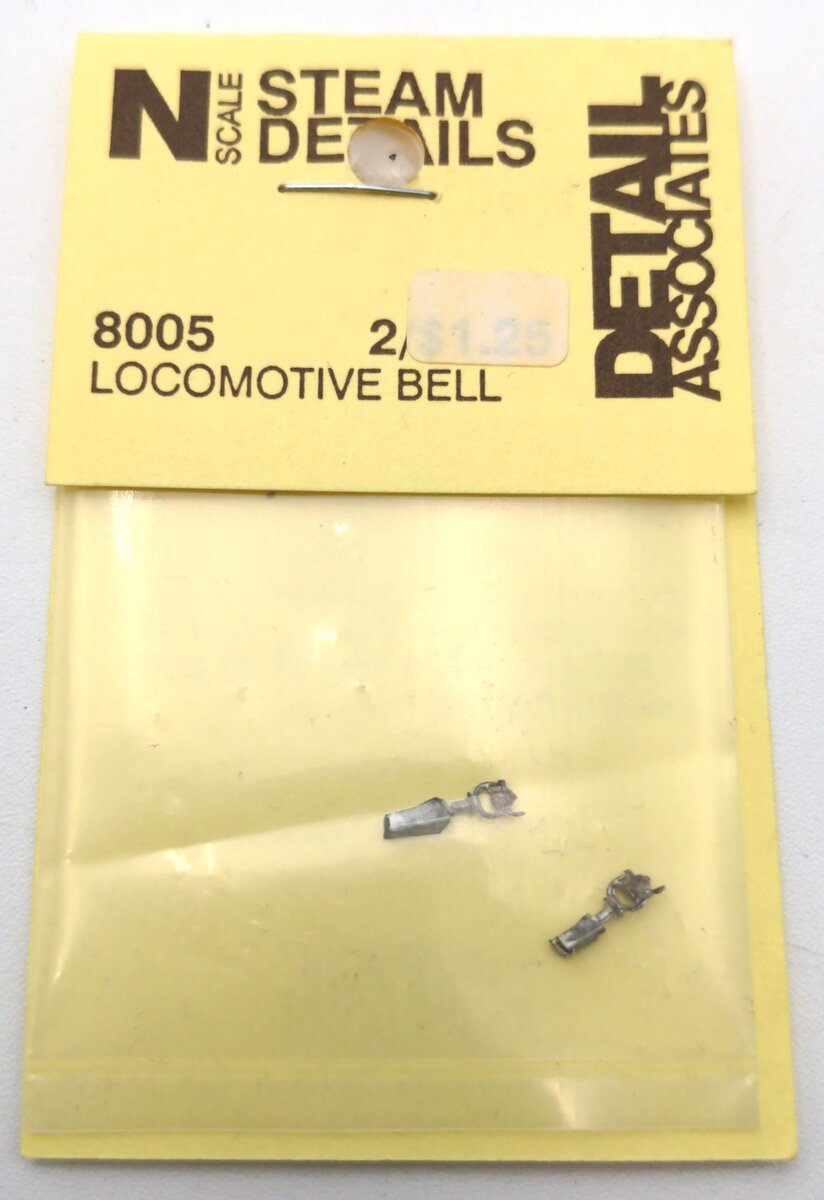 Detail Associates 8005 N Locomotive Bells (Pack of 2)