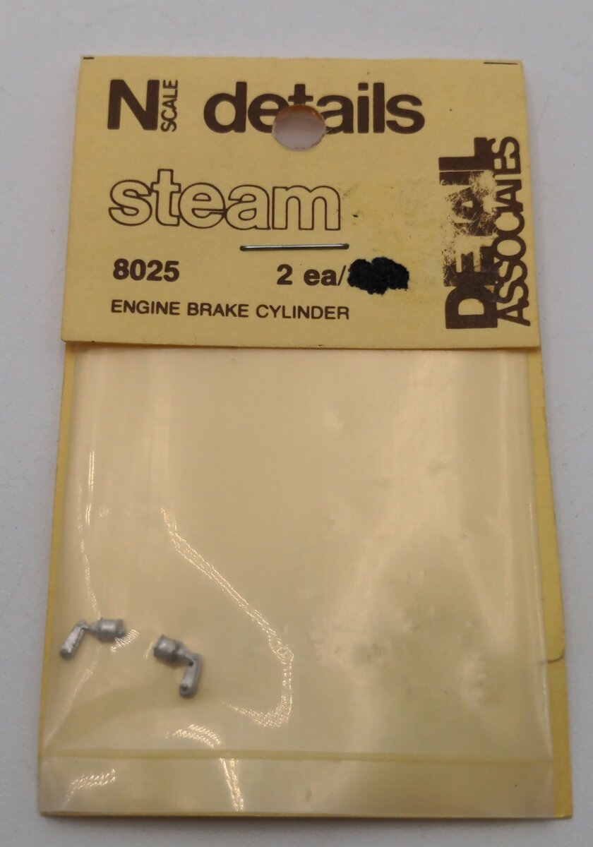 Detail Associates 8025 N Locomotive Brake Cylinders (Pack of 2)