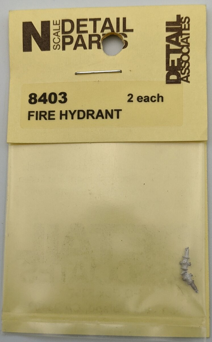 Detail Associates 8403 N Fire Hydrants (Pack of 2)