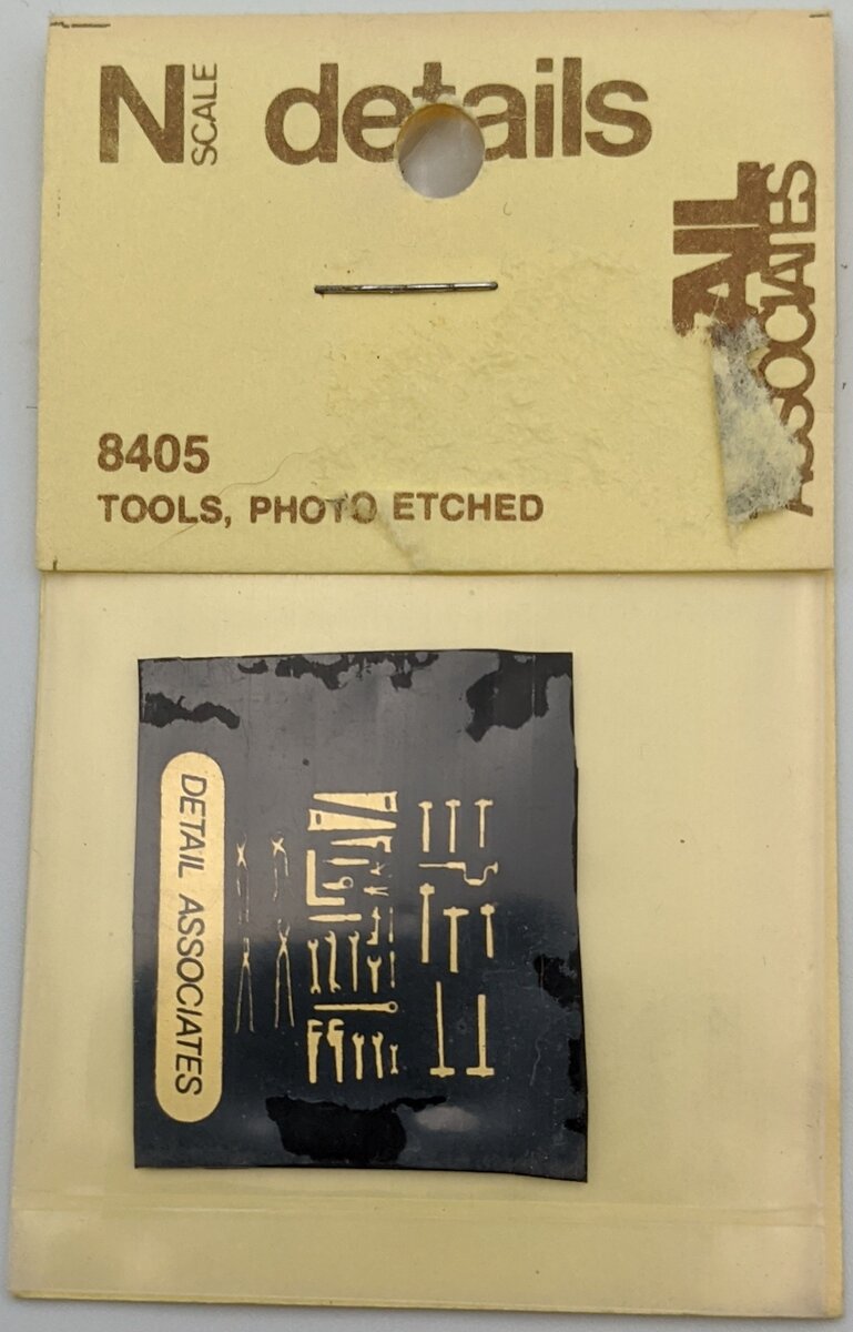 Detail Associates 8405 N 35-Piece Etched Brass Hand Tool Set