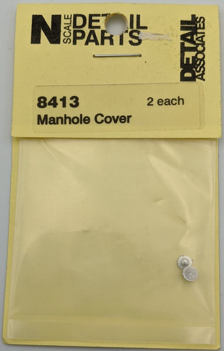 Detail Associates 8413 N Manhole Covers (Pack of 2)