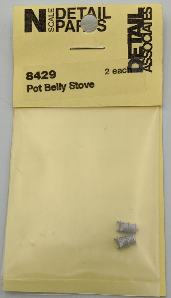 Detail Associates 8429 N Pot Belly Stoves (Pack of 2)