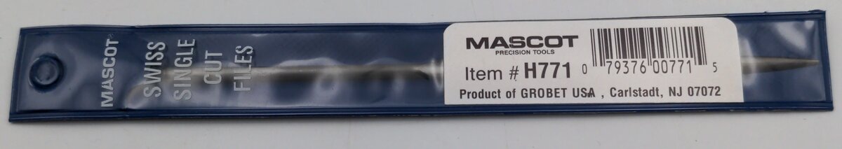 Mascot 771 5-1/2" Half-Round Swiss File