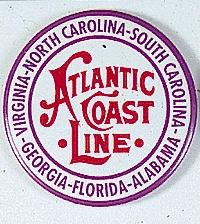 Phil Derrig Designs 4 Atlantic Coast Line Railroad Magnet