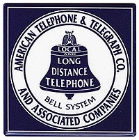Phil Derrig Designs 50 American Telephone & Telegraph Magnet