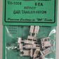 Details West 1004 HO Scale Impact Car Piggyback Trailer Hitch