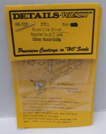 Details West 129 HO Hood-Side Mount Bell for GE & Other Hood Units (Pack of 2)