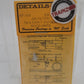 Details West 154 HO Scale Air Filters for 1st & Early 2nd Gen. Hood Units