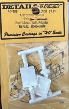 Details West AC-159 HO Prime Type W/Adaptor Cab Roof Air Conditioner Unit