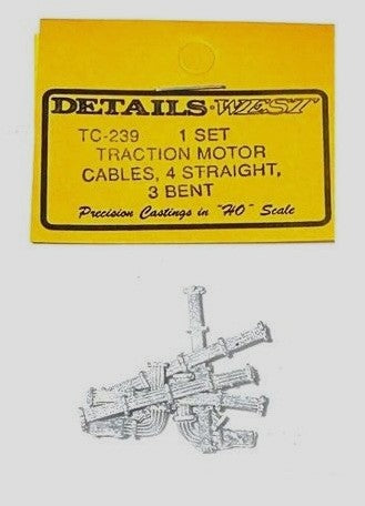 Details West 239 HO Scale Traction Motor Cables Set
