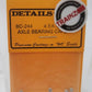 Details West 244 HO Scale Axle Bearing Caps (Pack of 4)