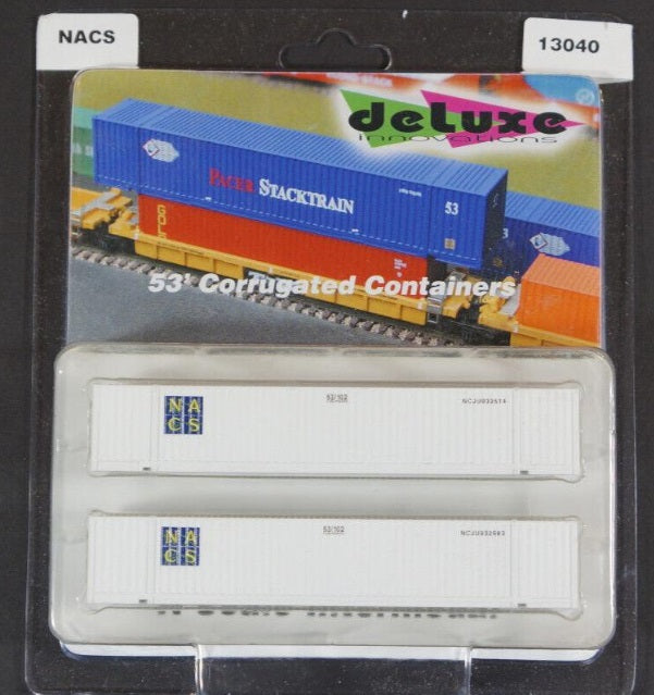 Deluxe Innovations 13040 N NACS 53' Corrugated Container (Set of 2)