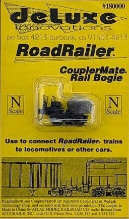 Deluxe Innovations 180000 N Scale Coupler Mate Rail Bogie RoadRailer