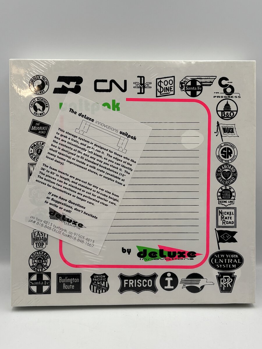 Deluxe Innovations 990700 UnitPak Box w/Foam Insert