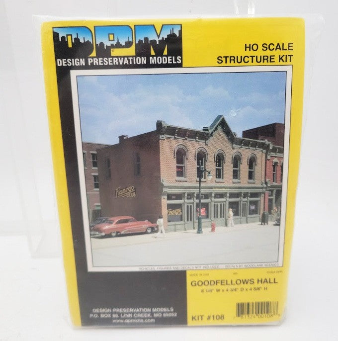 DPM 10800 HO Scale Goodfellows Hall Building Kit